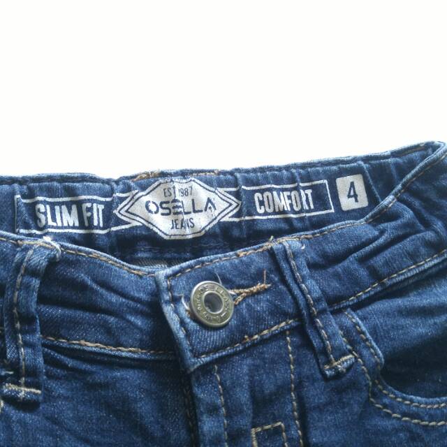 Preloved Ori Osella Celana Panjang Jeans Anak size 4