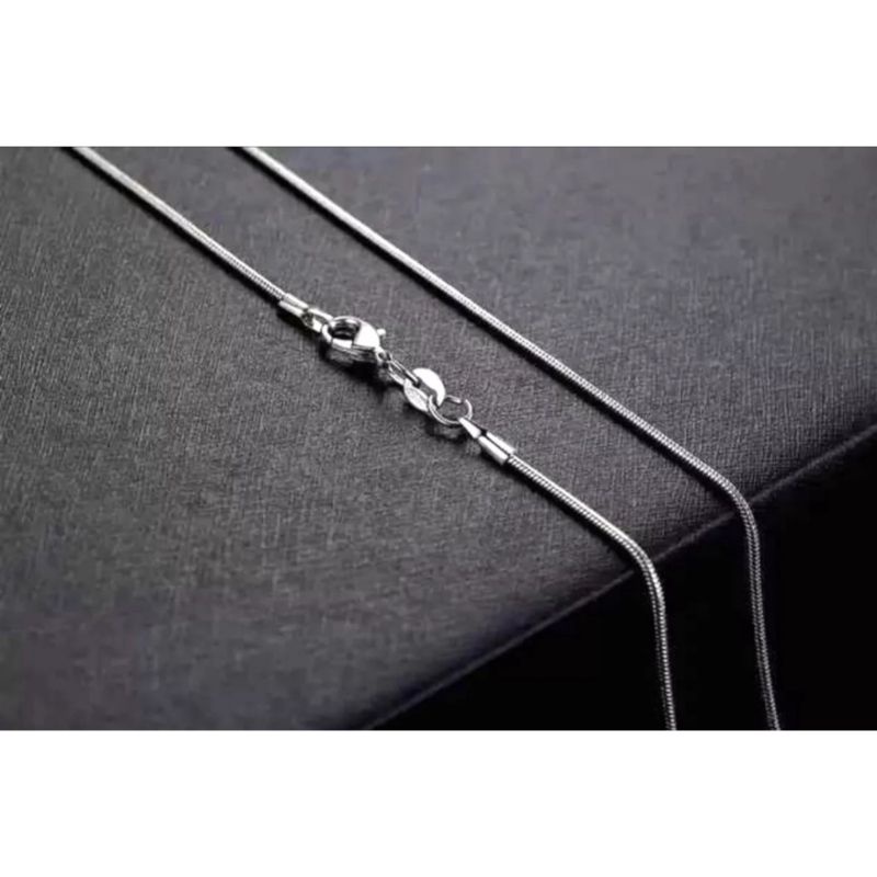 TERBARU kalung pria keren anti karat kalung bulat silver wanita dan pria kalung bagus kalung sesuai foto kalung titanium tidak gatal kalung silver kalung gold