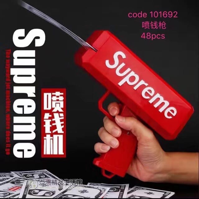 Supreme money gun Mainan Anak Supreme Gun Mainan Pistol Uang Mainan Money Gun Mainan Anak Mainan tem