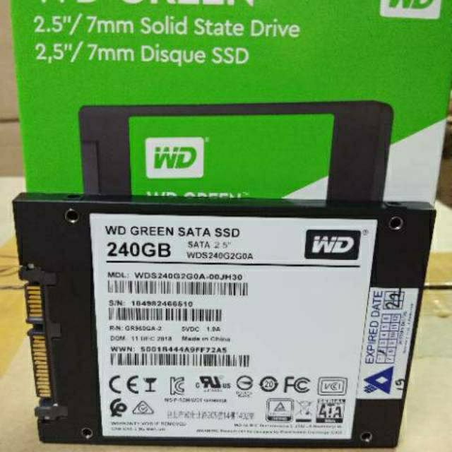 WD Green SSD 240GB SATA III 2,5inch