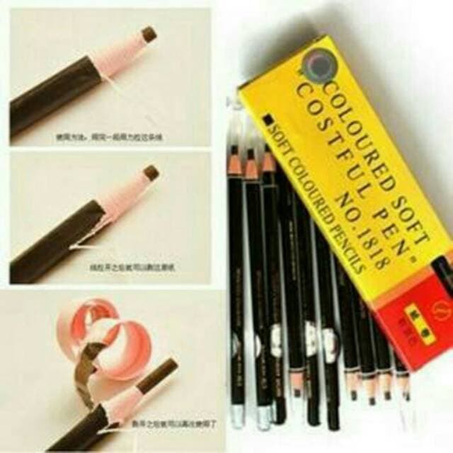 celak benang tarik / pensil alis benang
