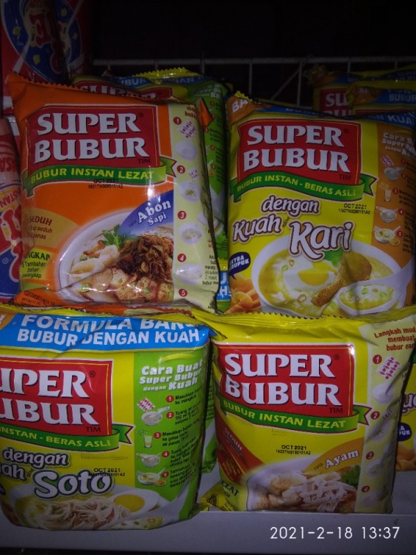 

Super bubur bubur instant 1pieces