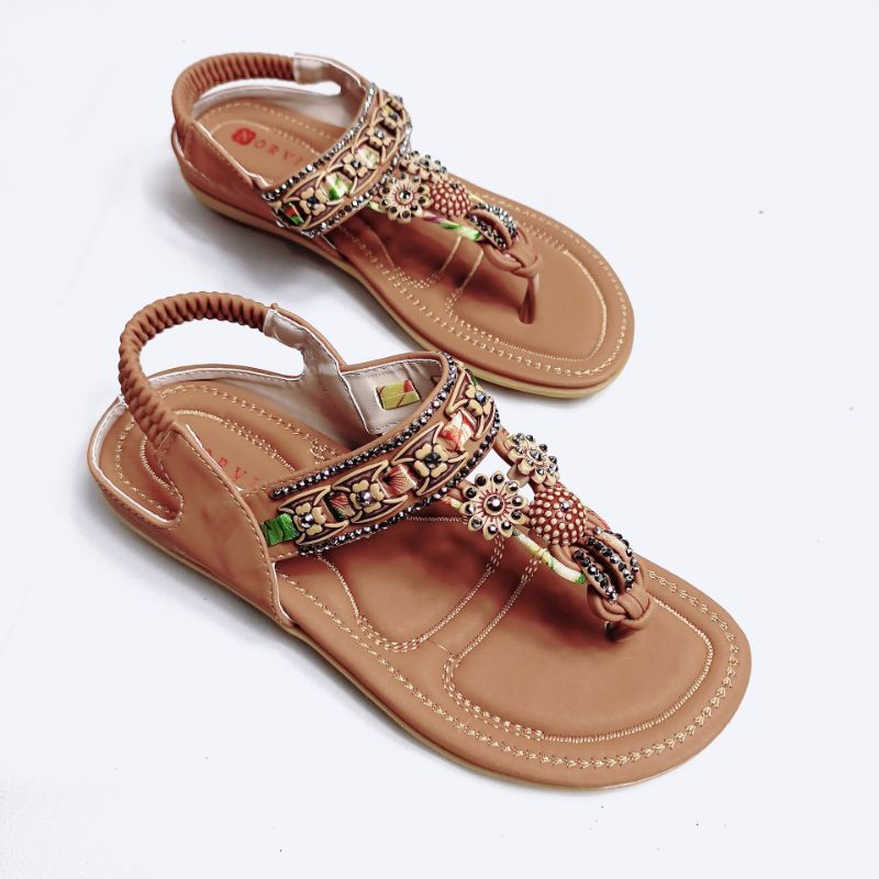 Norvid Flat Sandal Tali Impor Simple NGS 335