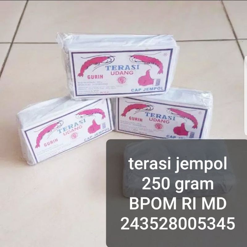 

Terasi udang cap jempol 250 gram