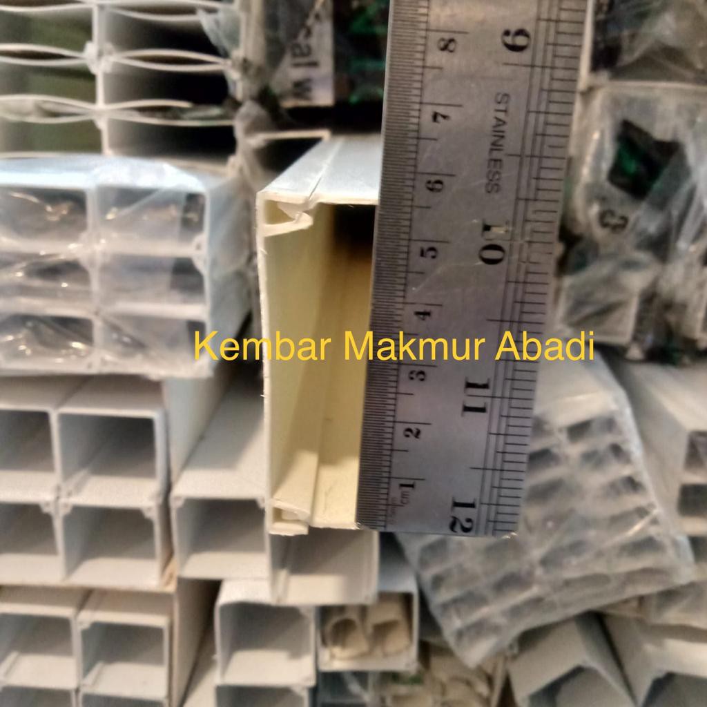 Kabel Duct 40x60mm / Trunking 40x60mm / Wiring Duct 40x60mm / Duct Tutup 40x60mm/40 x 60 - 2.9Meter