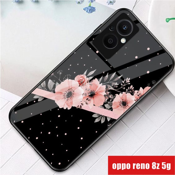 (S10) SofAtcase Kaca OPPO RENO 8z 5G- casing handphone Terbaru - OPPO RENO 8z 5G - pelindung handphone - OPPO RENO 8z 5G