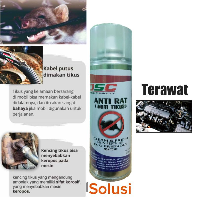 Rat tikus DSC anti tikus isi parfum anti tikus Super pengusir tikus mobil motor dapur dan ruangan