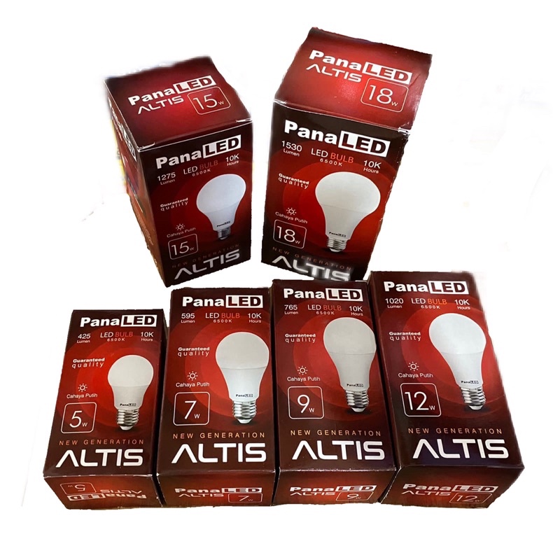 LAMPU LED MURAH BLUB PANALED ALTIS 15W 18w