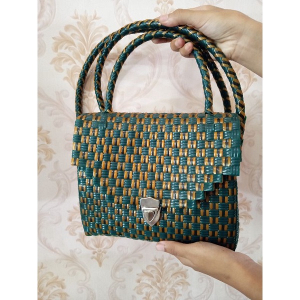 Jali Jali Handmade model amplop tenteng/ amplop slempang/ Tas Anyaman Handmade Best Seller / Tas Slempang / Tas Jali Jali Custom