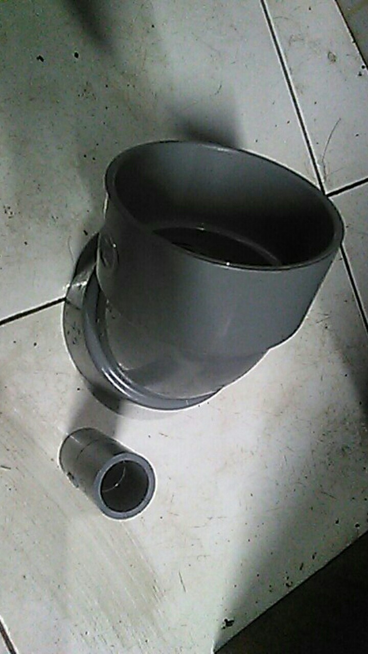 Elbow / Knie Pvc D (japan) D. 3 X 45 Deg