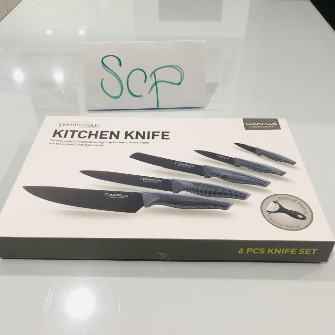 pisau dapur set lock n lock original
