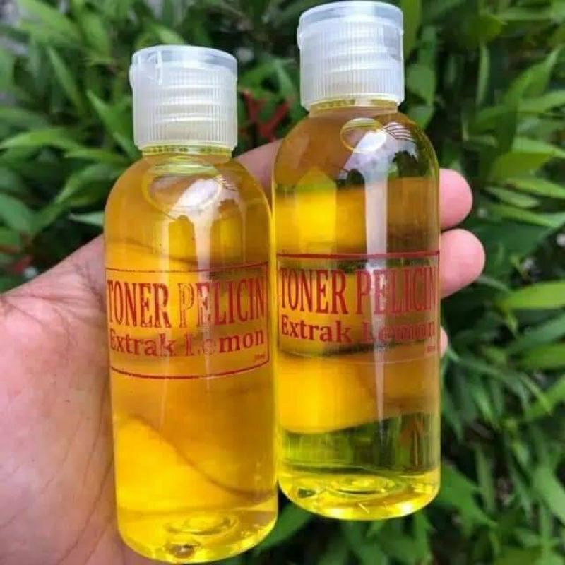 BISA COD Toner Pengglowing &amp; Pelicin Wajah Extra Lemon 1000% Ori Menglowingkan Wajah