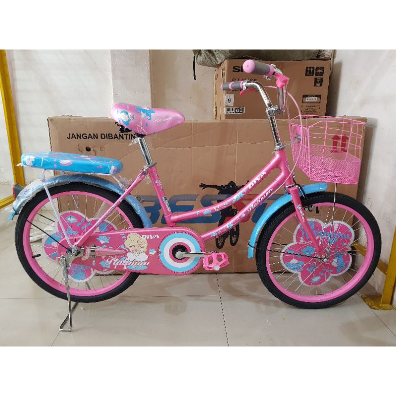 Sepeda Anak / Sepeda Mini 20 inch PLATINUM ( PINK )
