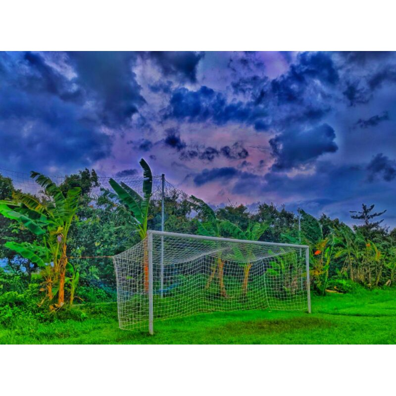 jaring gawang sepakbola 4mm/jaring gawang original/jaring gawang atandar nasional/jaring gawang inte