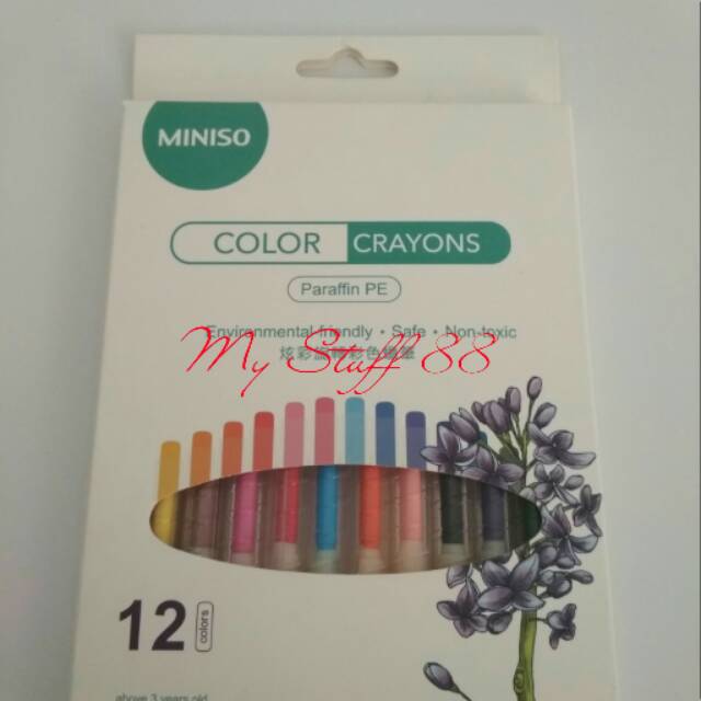 

Miniso Crayons (12 colors)