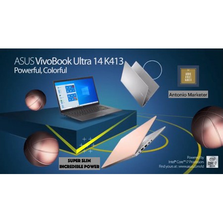 Asus K413 Core i3-115GA 8GB RAM 512GB SSD