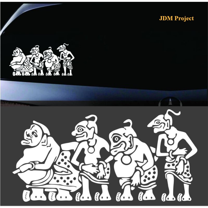 

[COD] STICKER CUTTING WAYANG PUNOKAWAN PUNAKAWAN