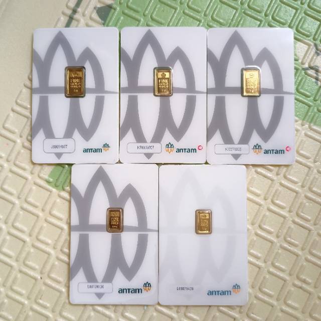 Logam mulia antam 0,5gram 1gram certieye 2022