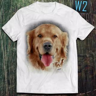 Ready Kaos Anjing Golden Unisex Murah Surabaya 030 Soft Katun
