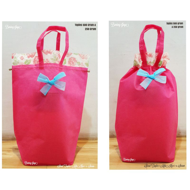 

Tas Hajatan Goodie Bag Serut Mika Kue Bulat 500 Gram 4 susun