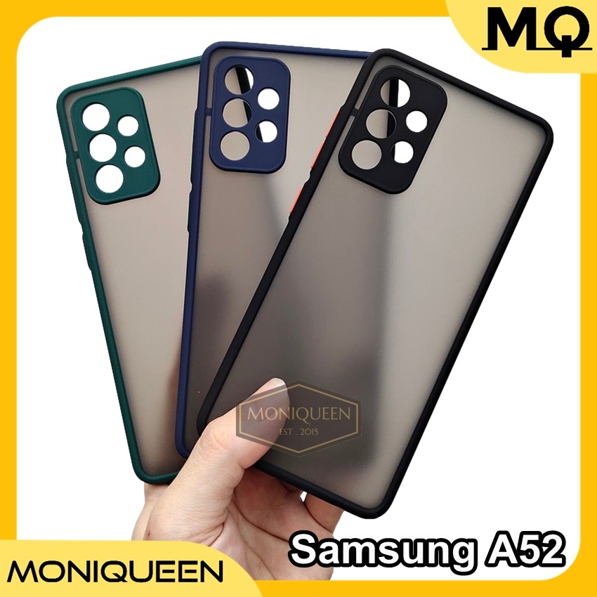 Hybrid Aero Case Samsung A10S A20S A50S A21S A70S A51 A11 M11 A01 CORE Lens Camera Cover Soft Case-Samsung A52