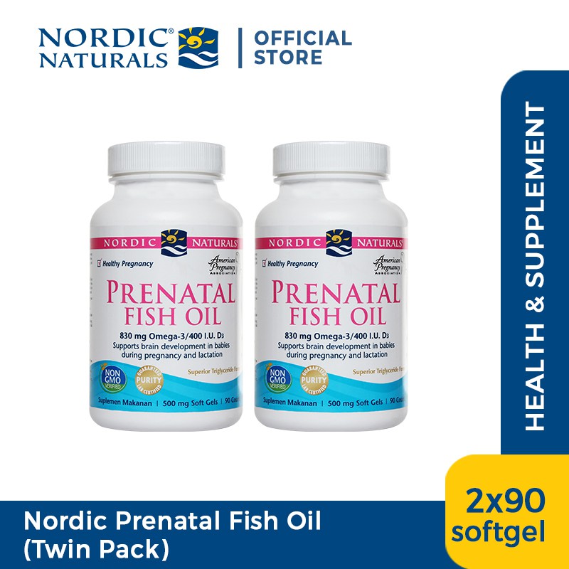 Nordic Naturals Prenatal DHA [Twin Pack]