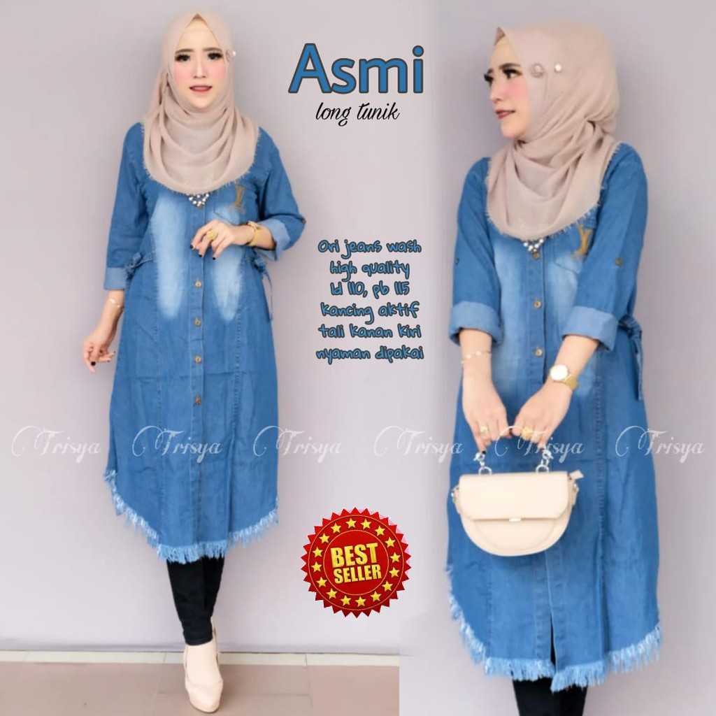 DETA LONG TUNIK ASMI JEANS GBM