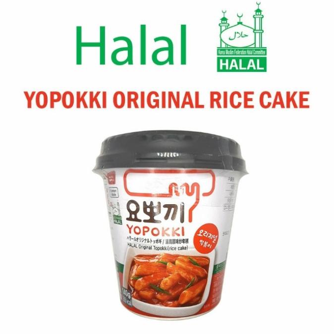 

*:*:*:*:*] Yopokki original rice cake Halal 140 gr / Topokki / Tteokbokki korea