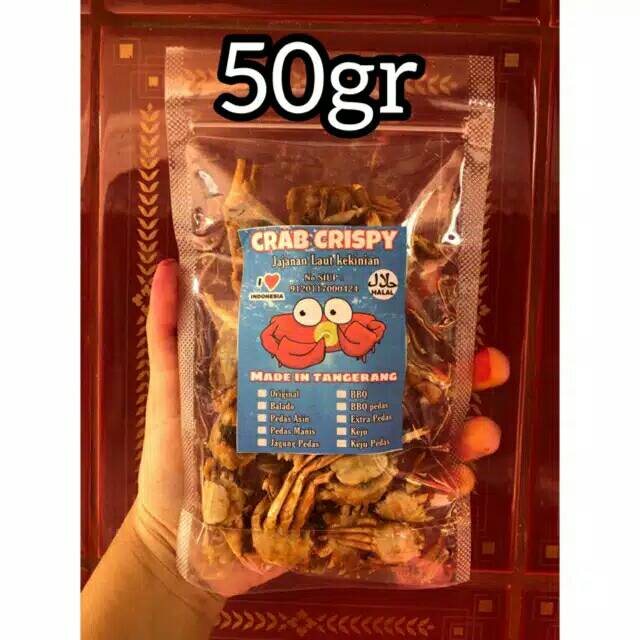 

Cemilan babycrabs goreng
