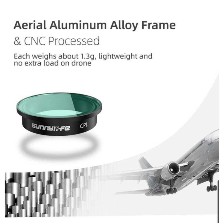 Sunnylife CPL Alluminium Alloy Filter Lens for DJI FPV