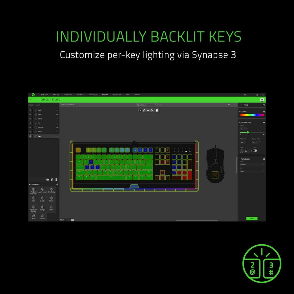 Razer Cynosa Pro Gaming Keyboard