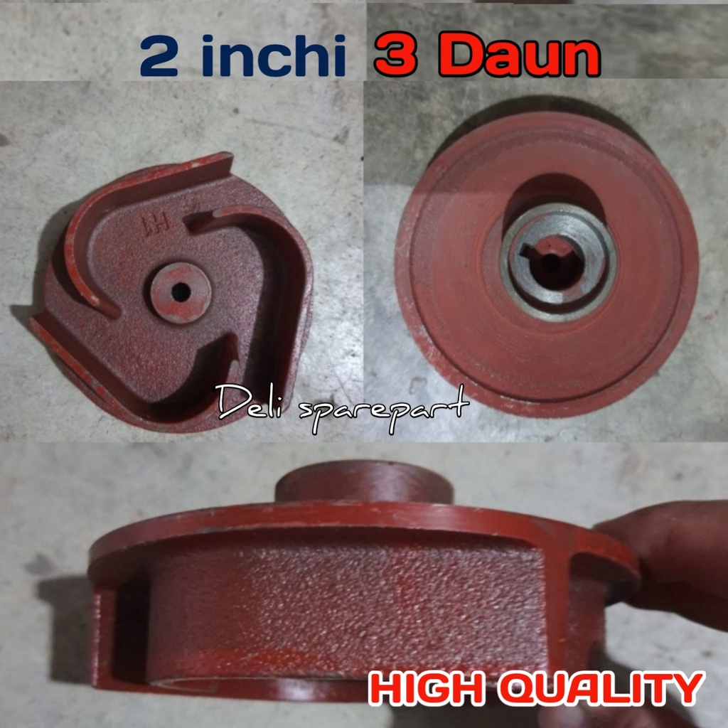 WP50 WP80 IMPELLER KIPAS KEONG MESIN POMPA AIR ALKON ROBIN IRIGASI 3 INCHI 4 DAUN