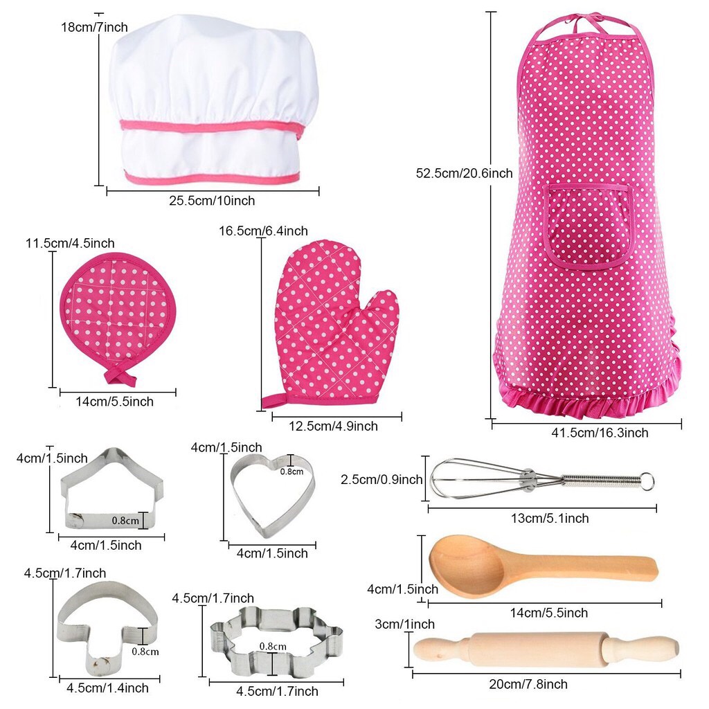 HZ KOSTUM CHEF SET DELUXE / CELEMEK CHEF SET / SET PERALATAN MASAK / TOPI CHEF