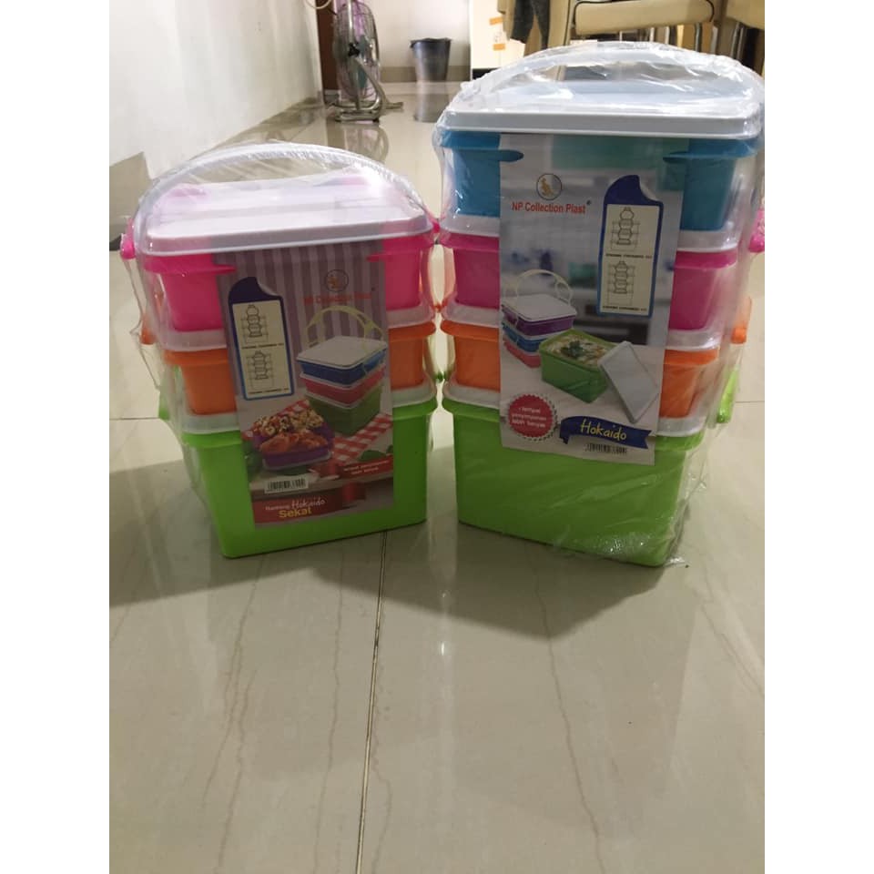 RANTANG MAKAN 4 SUSUN RANTANG MAKAN 3 SUSUN HOKAIDO RANTANG PLASTIK