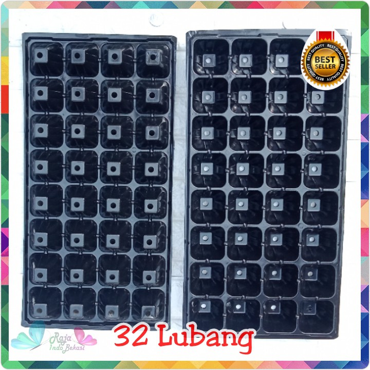 Kualitas Tebal Tray Pot Semai Bibit Semay 32 50 72 128 Lubang | Pot Benih Hidroponik Berkualitas