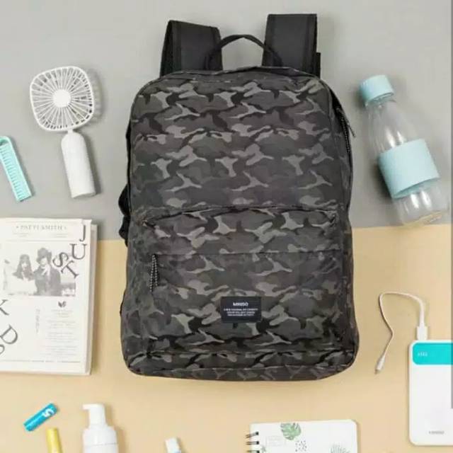 Backpack Camouflage Army Miniso