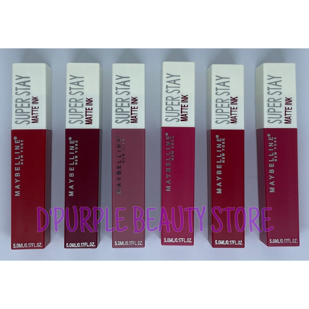 (COD) Lipcream Maybelline Super Stay Matte Ink ( Warna Random ) - Lipcream Maybelline Murah Tahan Lama Warna Acak