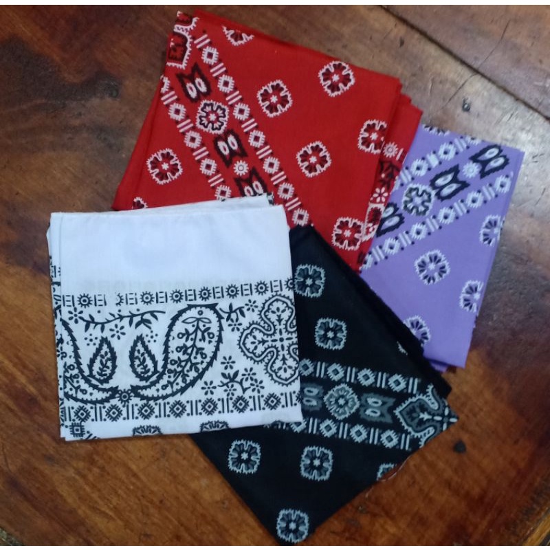 (Bisa COD)TERLARIS Bandana Batik Slayer/syal Masker multifungsi motif batik / bandana retro9