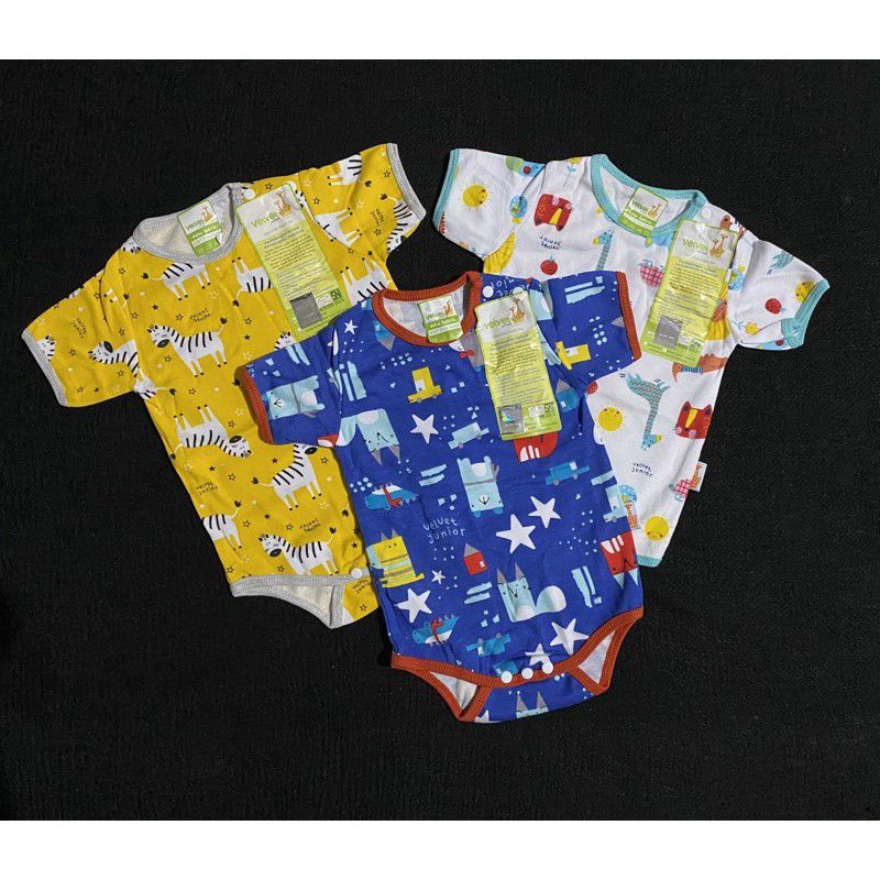 Baju bayi Velvet junior jumper NEWBORN