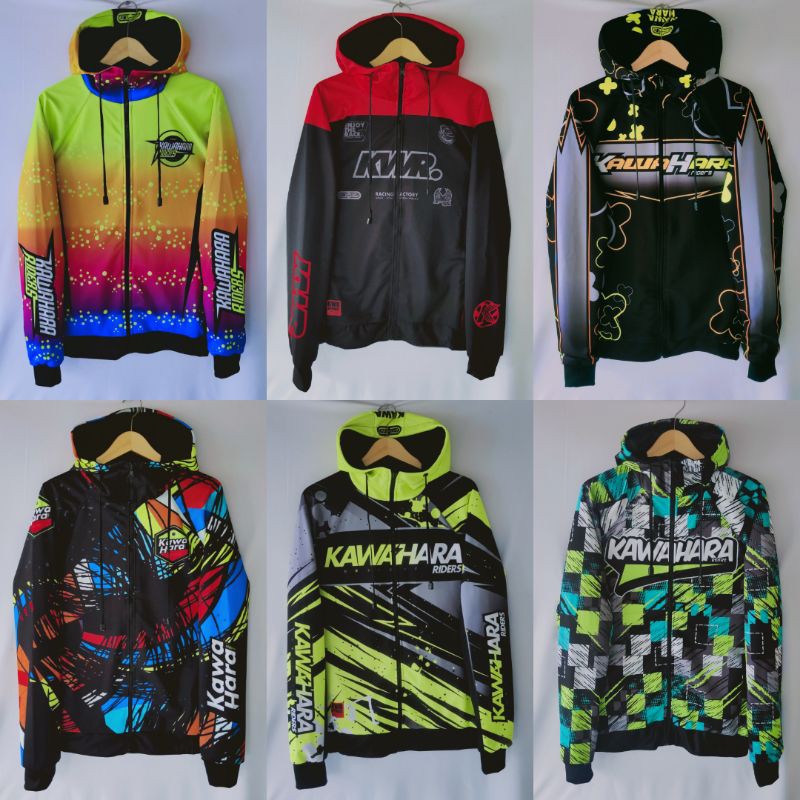 Jaket Kawahara JAKET KAWAHARA RACING JHOOD Jaket racing FREE Masker racing