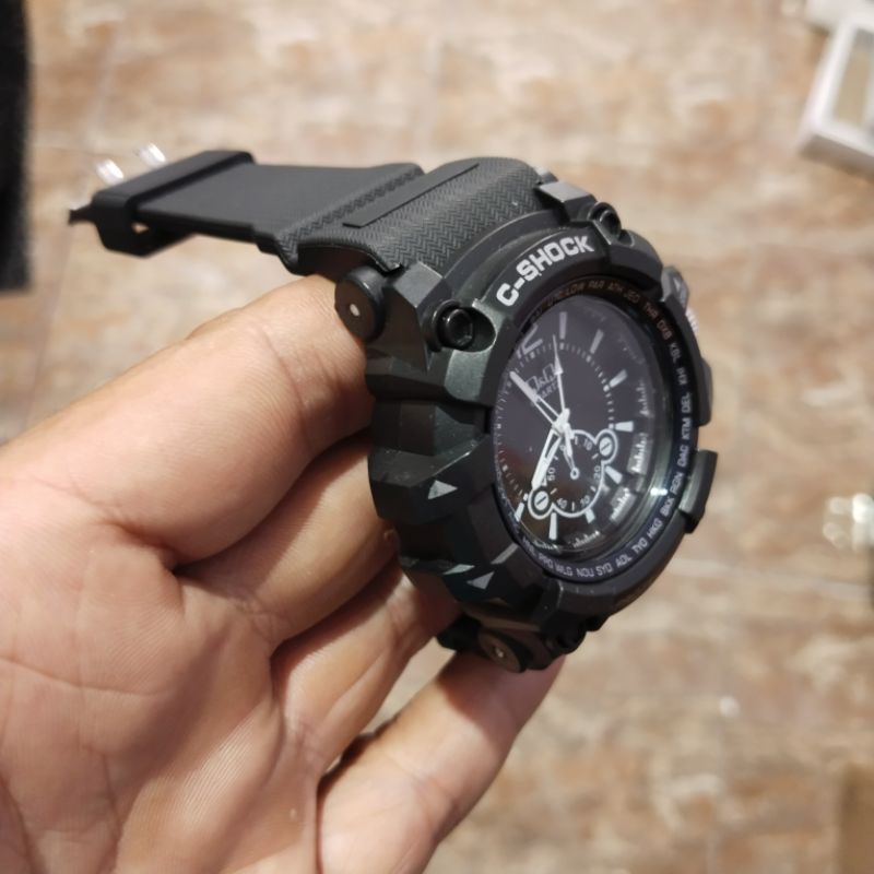 JAM TANGAN PRIA IMPORT TALI RUBBER ANALOG