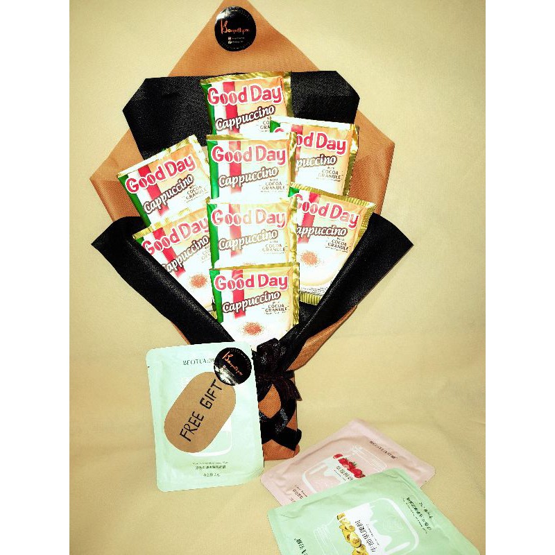 

BUKET COFFE/ HADIAH WISUDA COWO/ BUKET SNACK/ SNACK BOUQUET