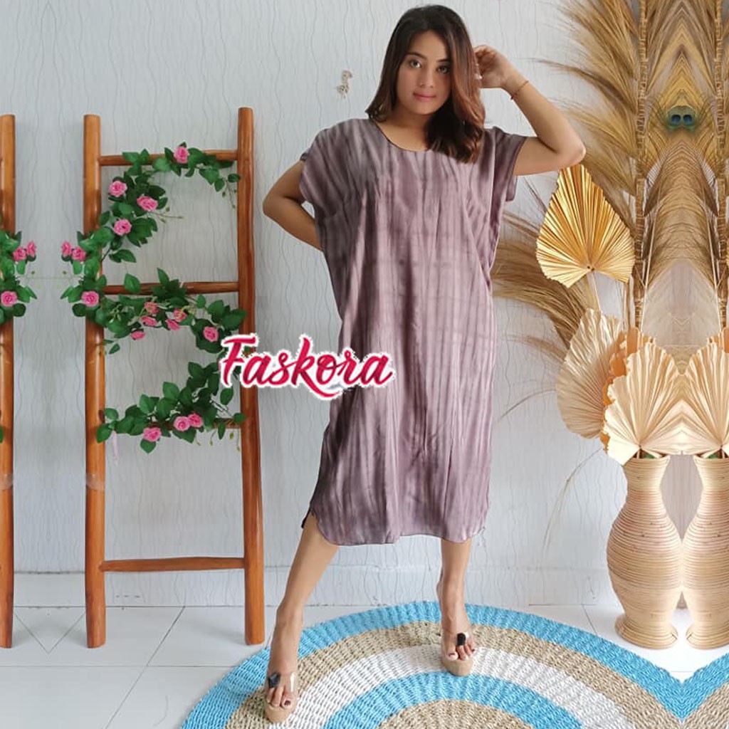 Dress Tie dye Bambu / Dress Bali Jumbo / Dress Wanita Casual Dress Tie dye Bambu XXL ld 120cm