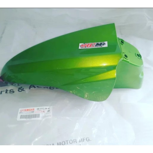 28D-F1511-00-P4 SLEBOR SPAKBOR DEPAN MIO U SMILE WRNA HIJAU ORI ORIGINAL YAMAHA YGP ASLI