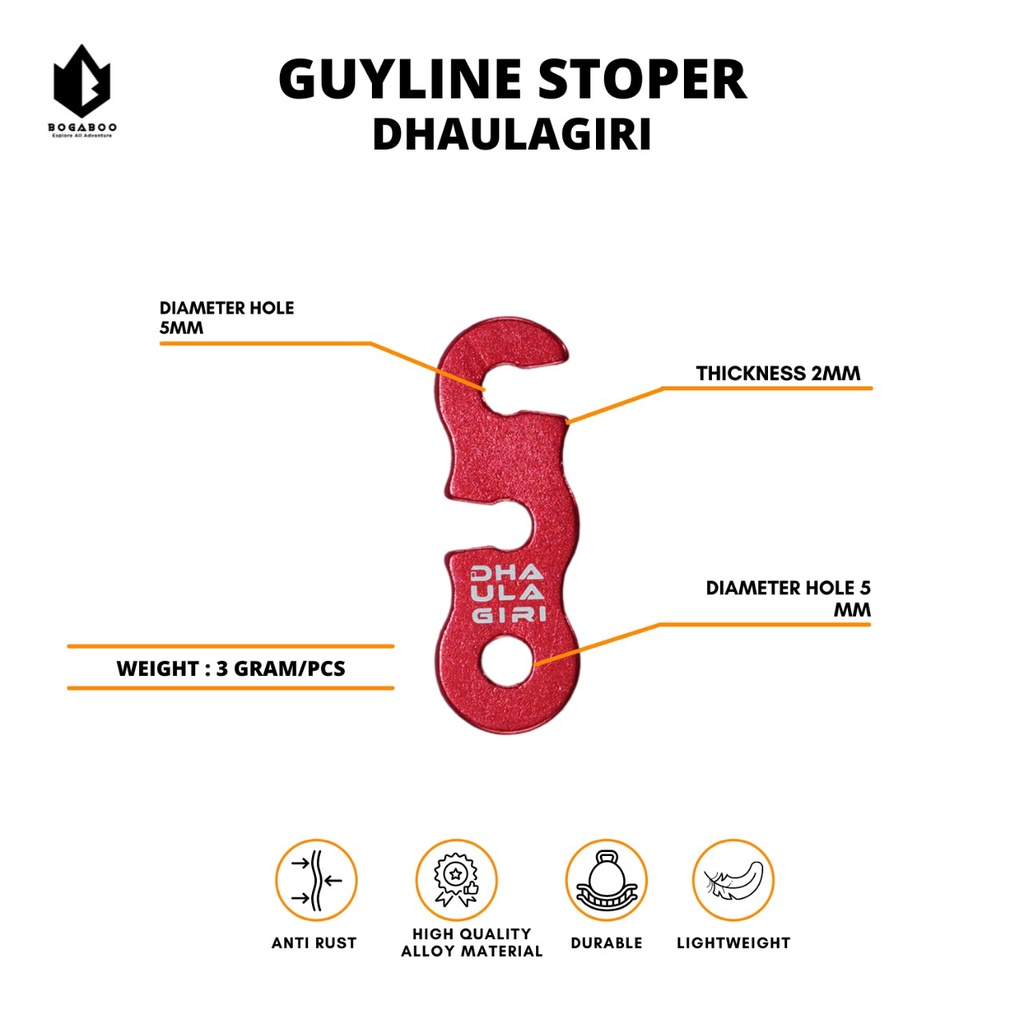 )bisa COD KO) Guyline dhaulagiri - stoper guyline DHAULAGIRI - stopper tenda - stopper guyline tali tenda dhaulagiri - gayline - gaylin dh