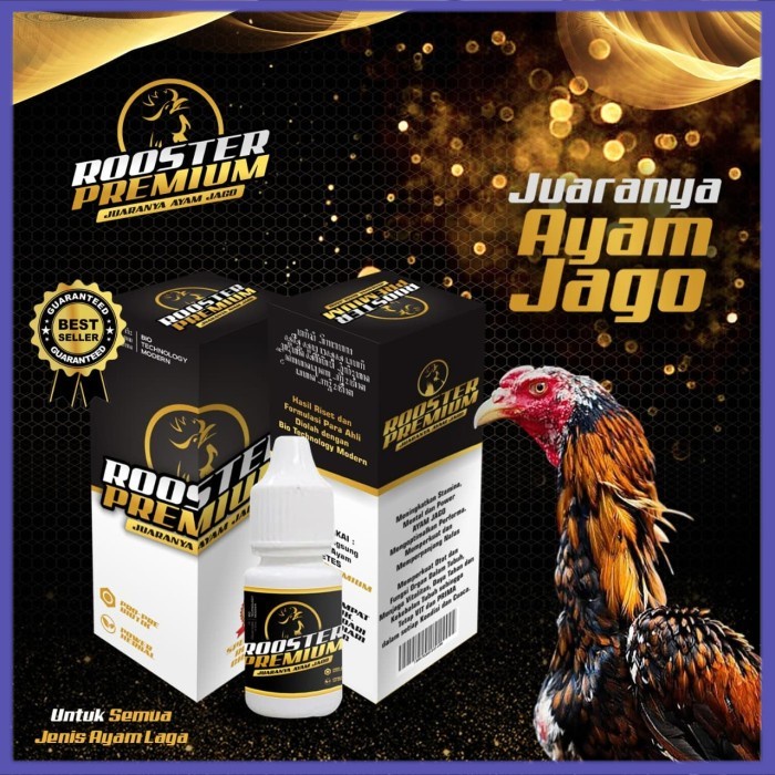 

✔ COD ✔ ROOSTER PREMIUM Multivitamin Suplemen Jamu Herbal Doping Ayam Jago