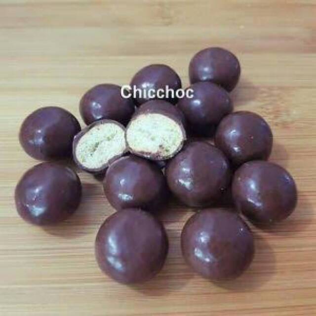 

Cokelat delfi chicchoc 500gr (cokelat susu isi biskuit) original murah