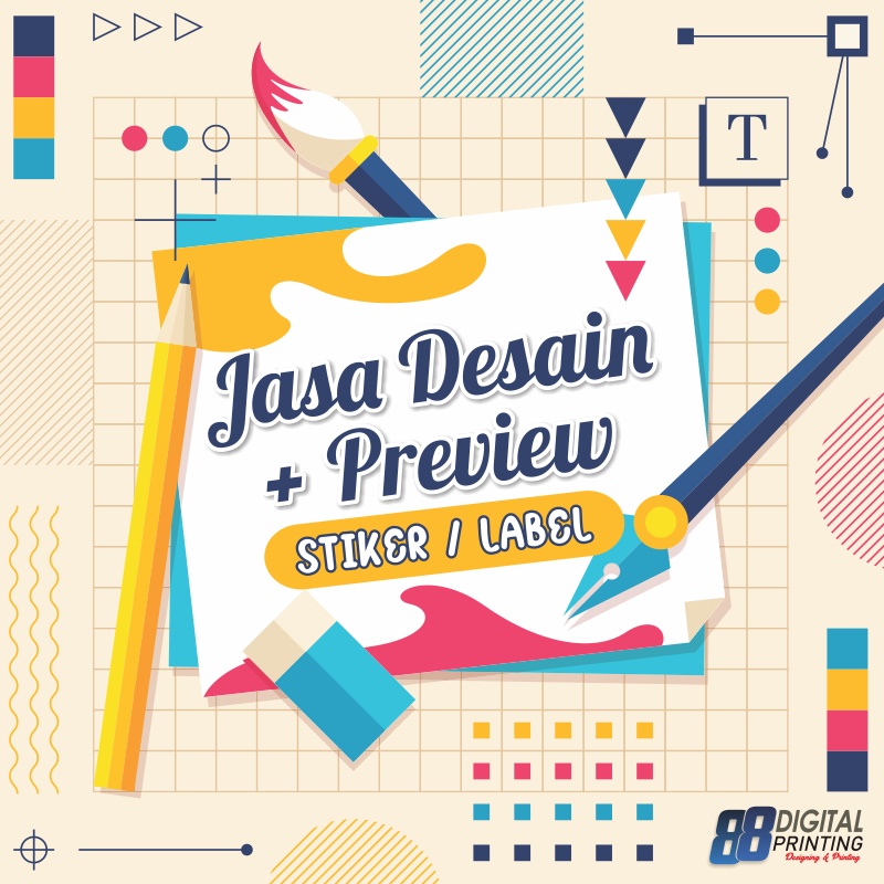 Jasa Desain+Preview | LABEL & STIKER