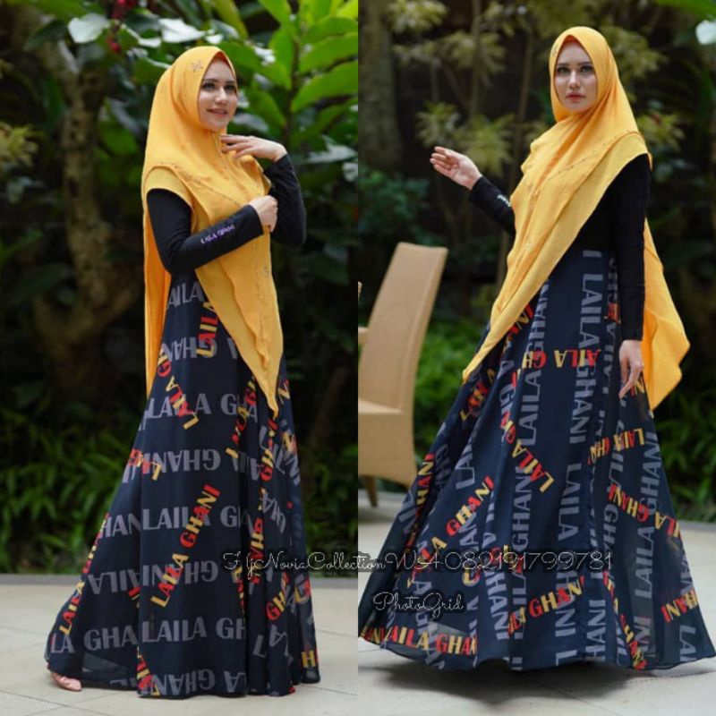 gamis syar'i Laila ghani