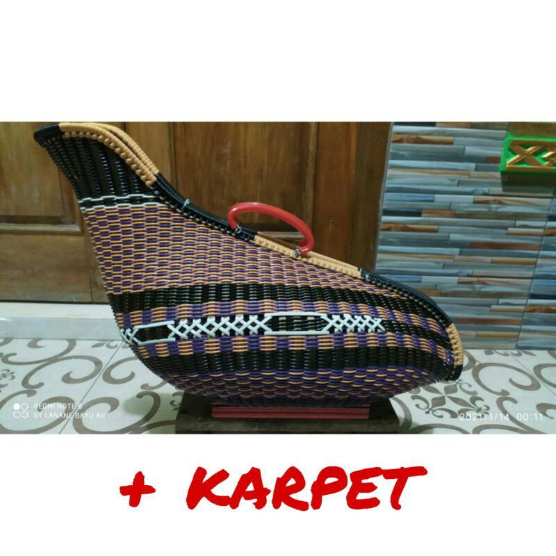 Kisa Ayam Model Perahu Fiber Kiso angsa Tas Ayam